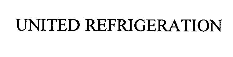 Trademark Logo UNITED REFRIGERATION