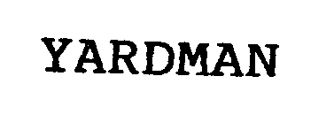 Trademark Logo YARDMAN
