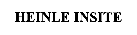 Trademark Logo HEINLE INSITE
