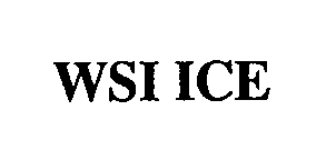 Trademark Logo WSI ICE