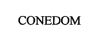 Trademark Logo CONEDOM