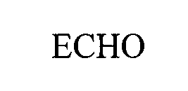 Trademark Logo ECHO