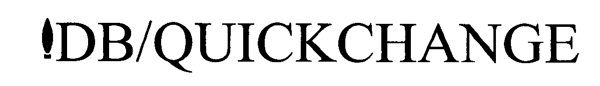 Trademark Logo DB/QUICKCHANGE