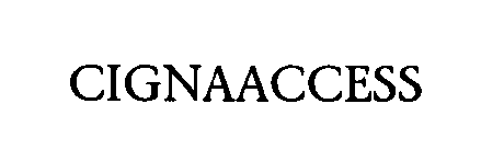 Trademark Logo CIGNAACCESS