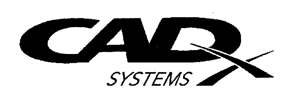 Trademark Logo CADX SYSTEMS