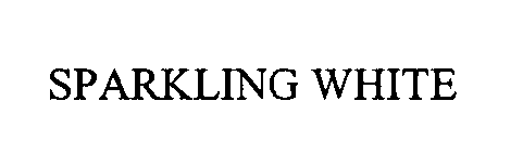 Trademark Logo SPARKLING WHITE