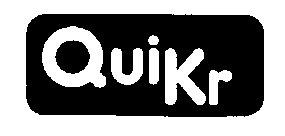 Trademark Logo QUIKR