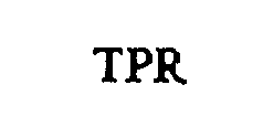 Trademark Logo TPR