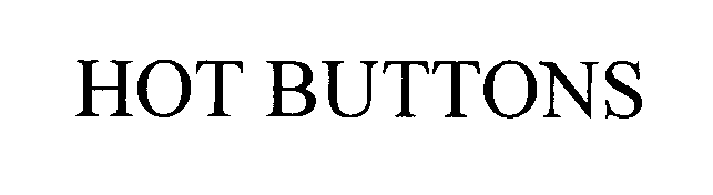Trademark Logo HOT BUTTONS