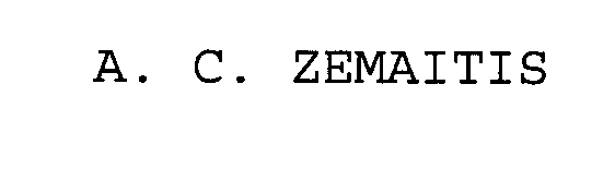  A. C. ZEMAITIS