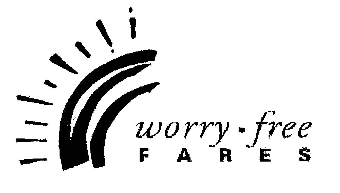 Trademark Logo WORRY FREE FARES