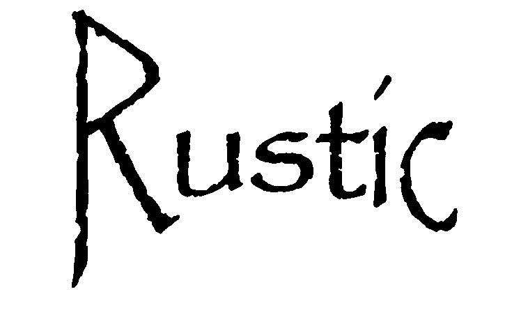 Trademark Logo RUSTIC