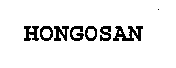 Trademark Logo HONGOSAN