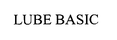 Trademark Logo LUBE BASIC