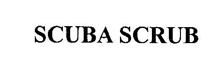 Trademark Logo SCUBA SCRUB