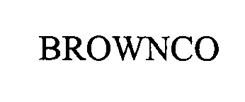 Trademark Logo BROWNCO