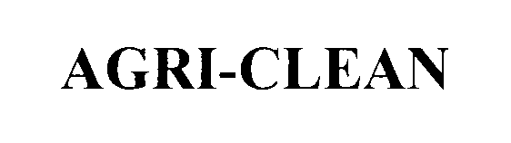 Trademark Logo AGRI-CLEAN