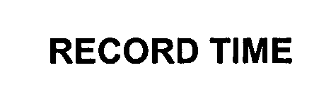 Trademark Logo RECORD TIME