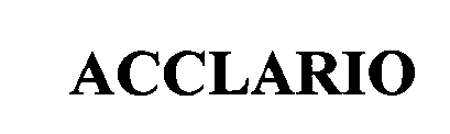 Trademark Logo ACCLARIO