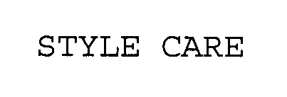 Trademark Logo STYLE CARE