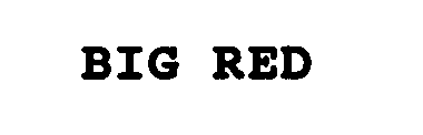 Trademark Logo BIG RED