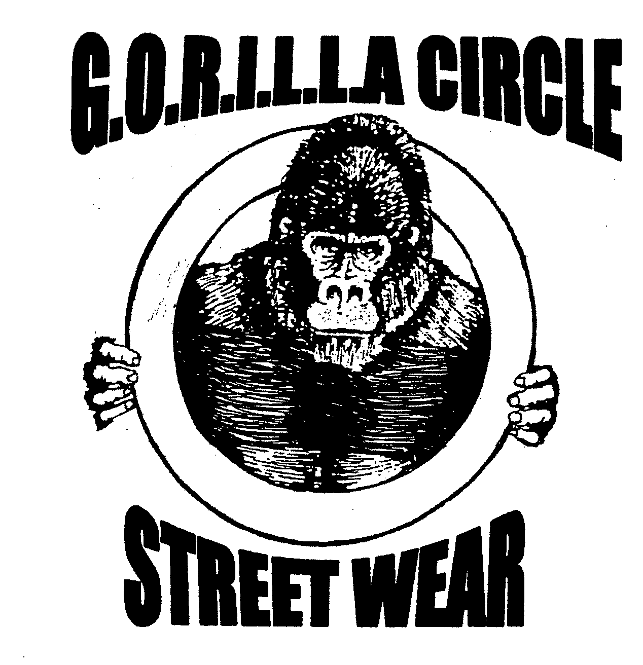 Trademark Logo G.O.R.I.L.L.A CIRCLE STREET WEAR
