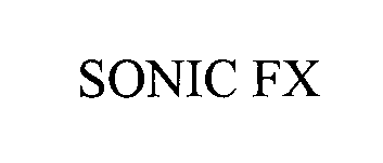 Trademark Logo SONIC FX