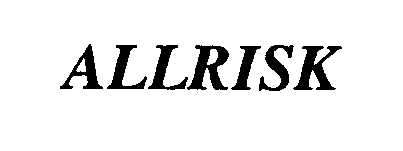 Trademark Logo ALLRISK