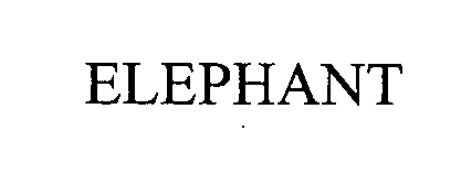 Trademark Logo ELEPHANT
