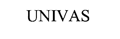 Trademark Logo UNIVAS