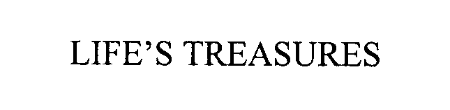 Trademark Logo LIFE'S TREASURES