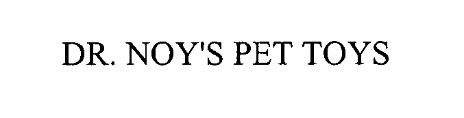  DR. NOY'S PET TOYS