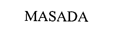 Trademark Logo MASADA