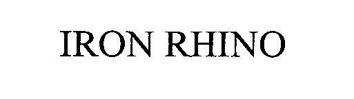 Trademark Logo IRON RHINO