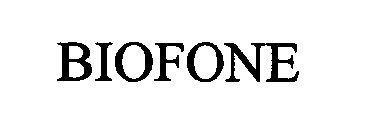 Trademark Logo BIOFONE