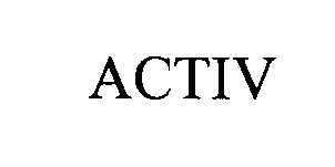 Trademark Logo ACTIV