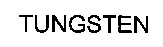 Trademark Logo TUNGSTEN