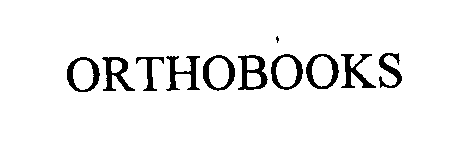 Trademark Logo ORTHOBOOKS