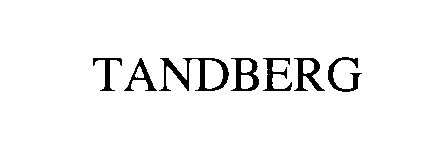 Trademark Logo TANDBERG