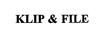  KLIP &amp; FILE