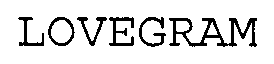 Trademark Logo LOVEGRAM