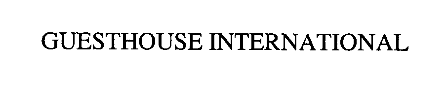 Trademark Logo GUESTHOUSE INTERNATIONAL