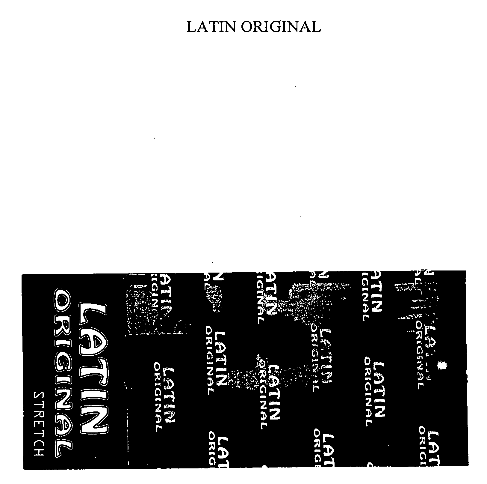  LATIN ORIGINAL