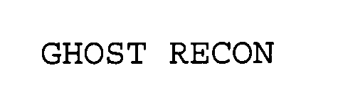 Trademark Logo GHOST RECON