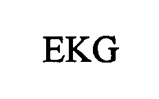 Trademark Logo EKG