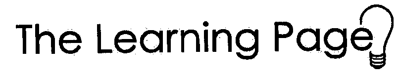 Trademark Logo THE LEARNING PAGE
