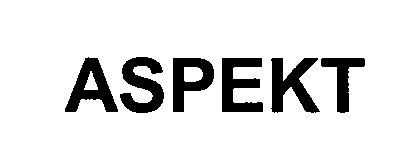 Trademark Logo ASPEKT