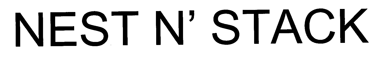 Trademark Logo NEST N' STACK