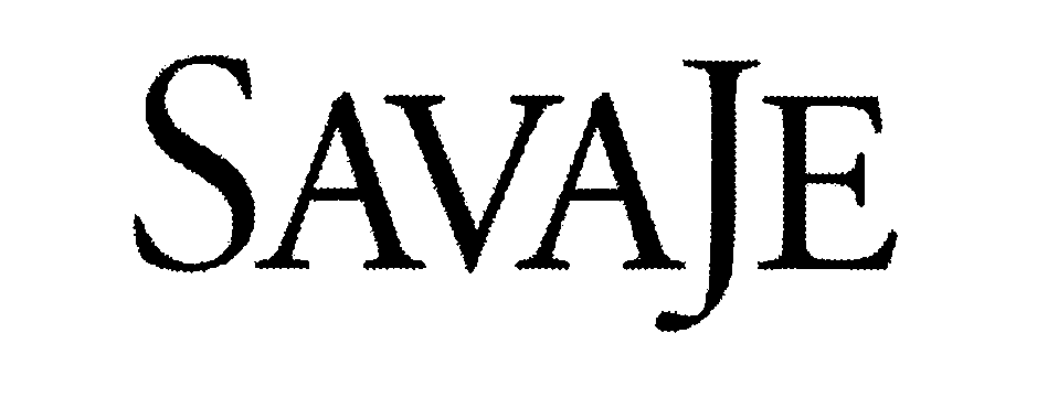 Trademark Logo SAVAJE