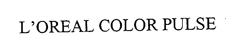 Trademark Logo L'OREAL COLOR PULSE